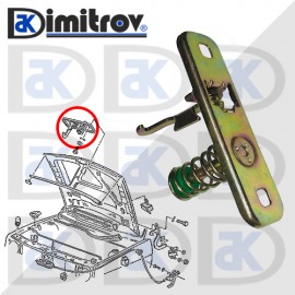 Заключващ механизъм преден капак Volkswagen Caddy Golf Jetta 